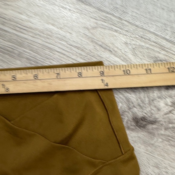 Aerie OFFLINE Real Me Flare Leggings Olive Green Size Small - Picture 9 of 11